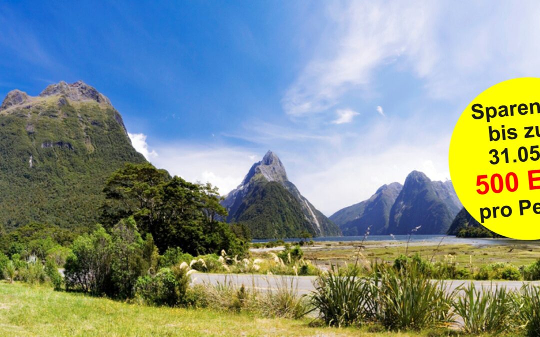Neuseeland: das Land der langen weißen Wolke